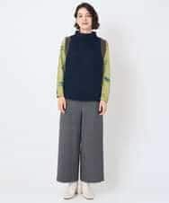 NHFAE35250 GIANNI LO GIUDICE(小さいサイズ)(メゾン ドゥ サンク) MEETニットベスト イエロー