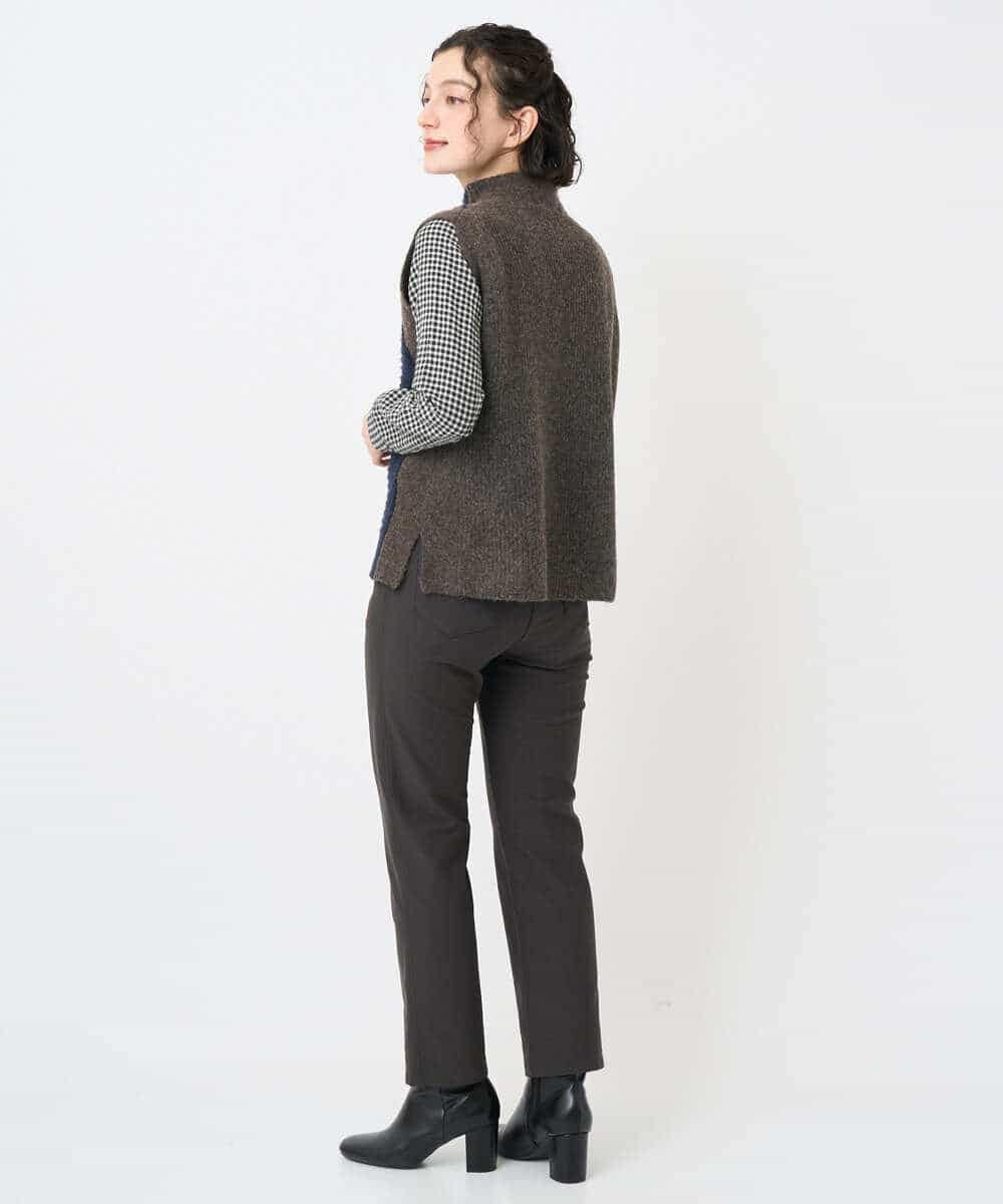 NHFAE35250 GIANNI LO GIUDICE(小さいサイズ)(メゾン ドゥ サンク) MEETニットベスト イエロー