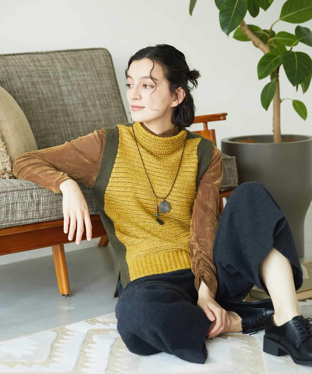 NHFAE35250 GIANNI LO GIUDICE(小さいサイズ) ＭＥＥＴニットベスト