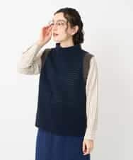 NHFAE35250 GIANNI LO GIUDICE(小さいサイズ)(メゾン ドゥ サンク) ＭＥＥＴニットベスト イエロー