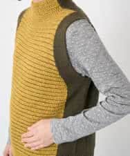 NHFAE35250 GIANNI LO GIUDICE(小さいサイズ)(メゾン ドゥ サンク) ＭＥＥＴニットベスト イエロー