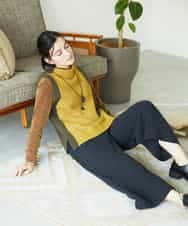 NHFAE35250 GIANNI LO GIUDICE(小さいサイズ)(メゾン ドゥ サンク) ＭＥＥＴニットベスト イエロー