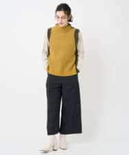 NHFAE35250 GIANNI LO GIUDICE(小さいサイズ)(メゾン ドゥ サンク) ＭＥＥＴニットベスト イエロー