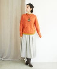 NHFAE36270 GIANNI LO GIUDICE(小さいサイズ)(メゾン ドゥ サンク) ＭＥＥＴニット ネイビー