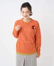 NHFAE36270 GIANNI LO GIUDICE(小さいサイズ)(メゾン ドゥ サンク) ＭＥＥＴニット オレンジ