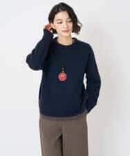 NHFAE36270 GIANNI LO GIUDICE(小さいサイズ)(メゾン ドゥ サンク) ＭＥＥＴニット ネイビー