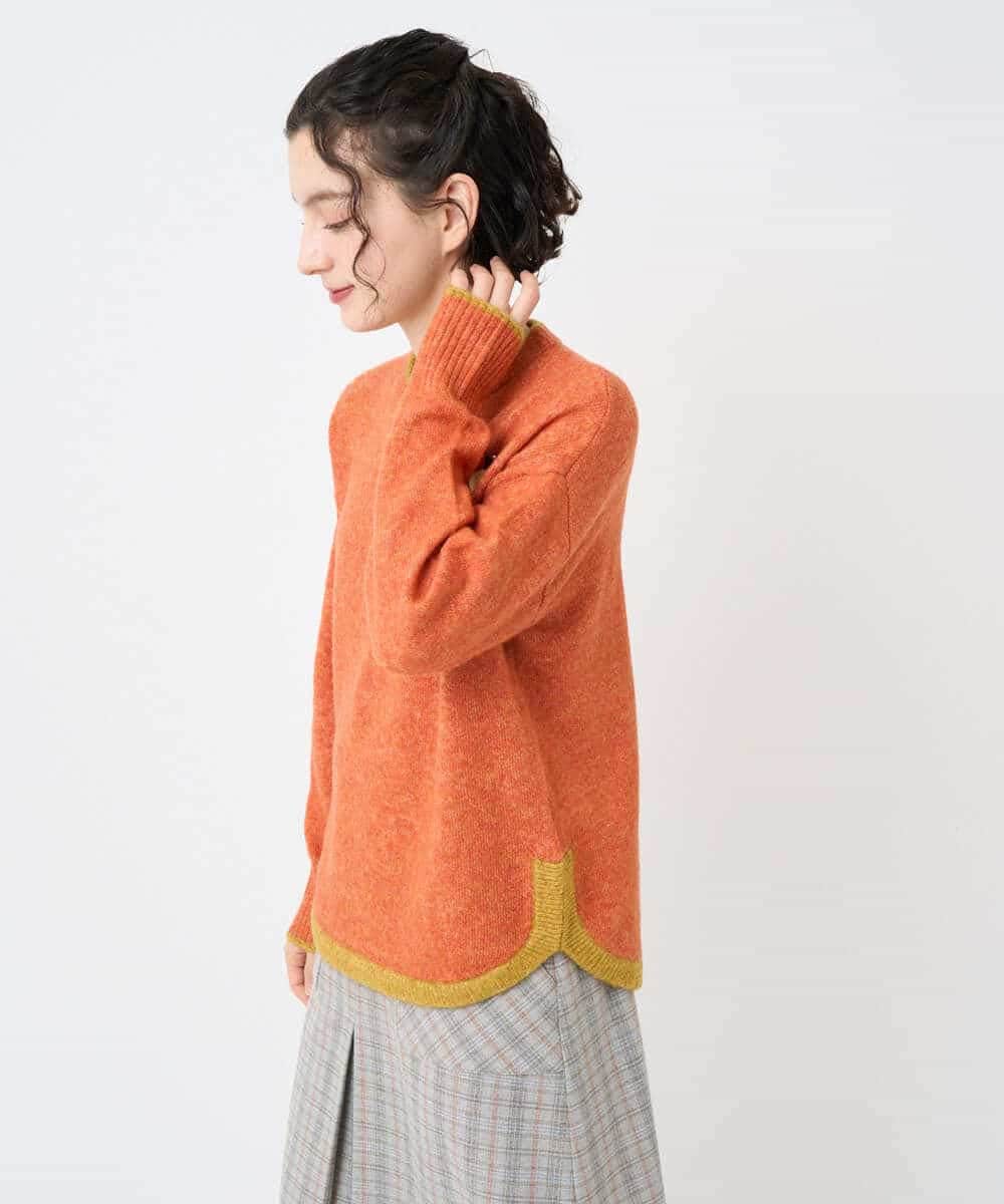 NHFAE36270 GIANNI LO GIUDICE(小さいサイズ)(メゾン ドゥ サンク) ＭＥＥＴニット ネイビー