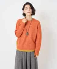 NHFAE36270 GIANNI LO GIUDICE(小さいサイズ)(メゾン ドゥ サンク) ＭＥＥＴニット ネイビー