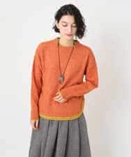 NHFAE36270 GIANNI LO GIUDICE(小さいサイズ)(メゾン ドゥ サンク) ＭＥＥＴニット ネイビー