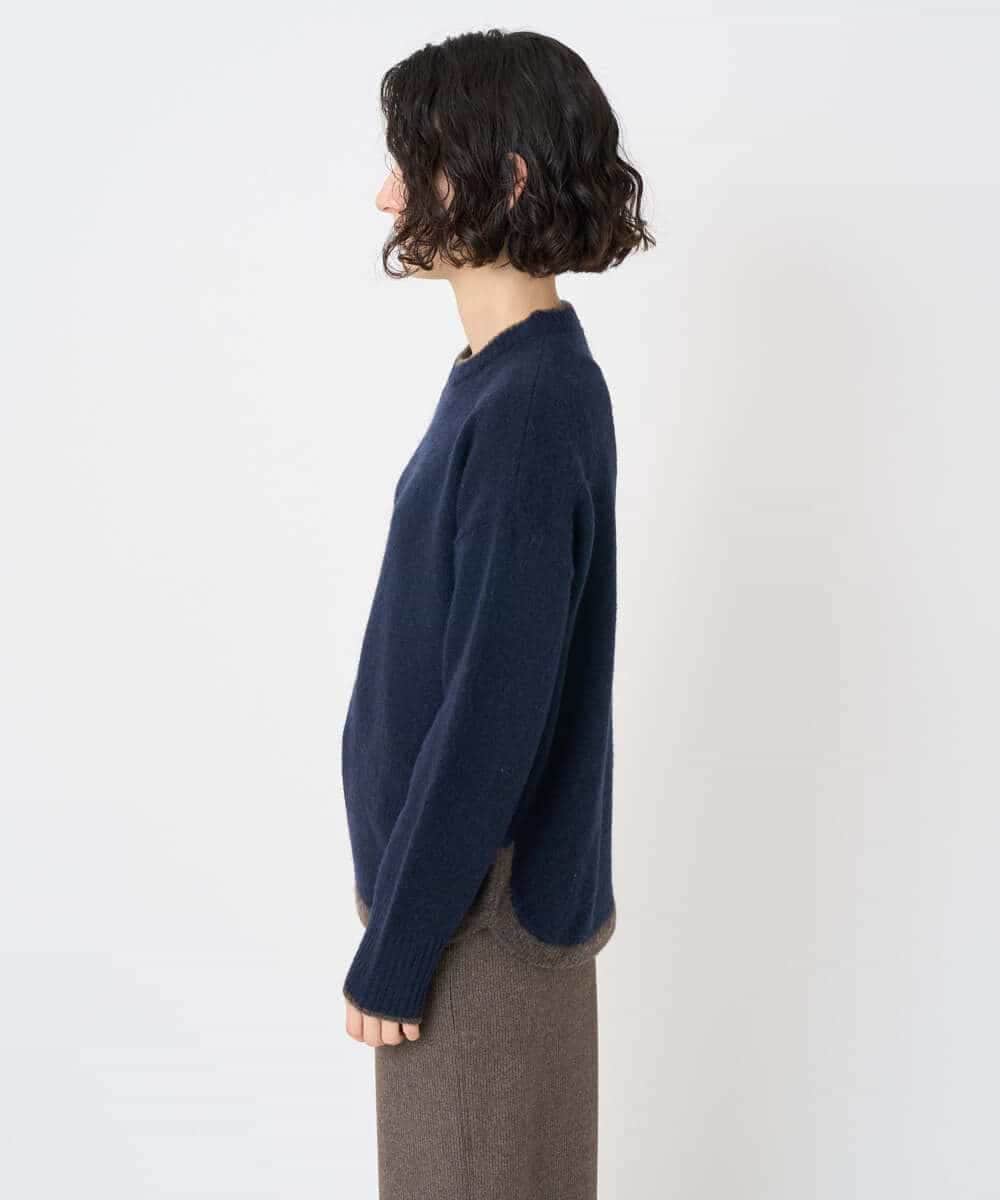 NHFAE36270 GIANNI LO GIUDICE(小さいサイズ)(メゾン ドゥ サンク) ＭＥＥＴニット ネイビー