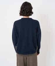 NHFAE36270 GIANNI LO GIUDICE(小さいサイズ)(メゾン ドゥ サンク) ＭＥＥＴニット ネイビー