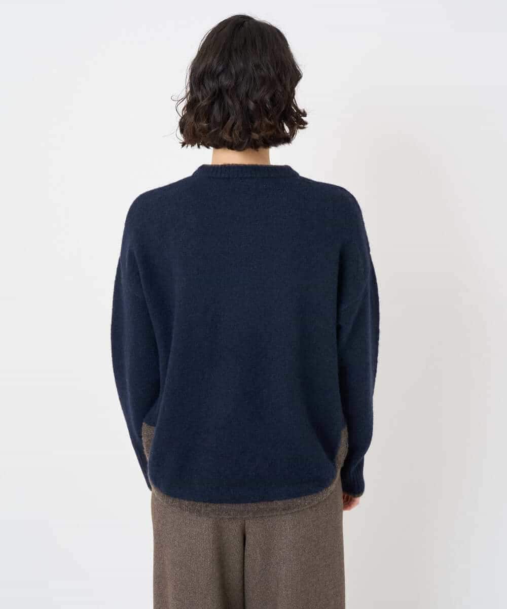 NHFAE36270 GIANNI LO GIUDICE(小さいサイズ)(メゾン ドゥ サンク) ＭＥＥＴニット ネイビー