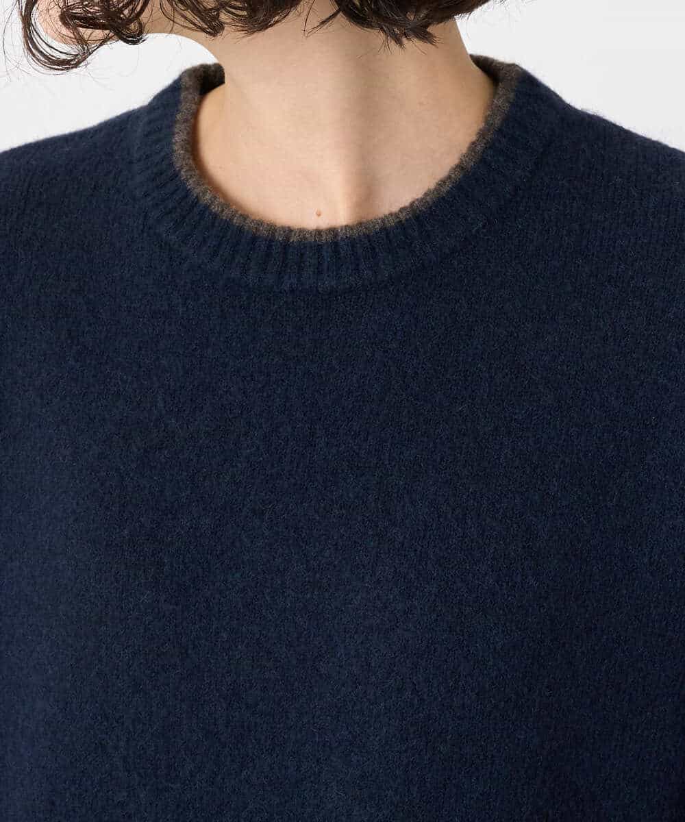 NHFAE36270 GIANNI LO GIUDICE(小さいサイズ)(メゾン ドゥ サンク) ＭＥＥＴニット ネイビー