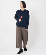 NHFAE36270 GIANNI LO GIUDICE(小さいサイズ)(メゾン ドゥ サンク) ＭＥＥＴニット ネイビー