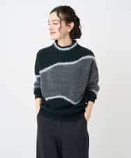 NHFAE40330 GIANNI LO GIUDICE(小さいサイズ)(メゾン ドゥ サンク) エキストラファインメリノウールニット ベージュ