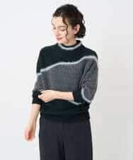 NHFAE40330 GIANNI LO GIUDICE(小さいサイズ)(メゾン ドゥ サンク) エキストラファインメリノウールニット ベージュ