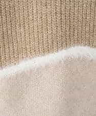 NHFAE40330 GIANNI LO GIUDICE(小さいサイズ)(メゾン ドゥ サンク) エキストラファインメリノウールニット ベージュ