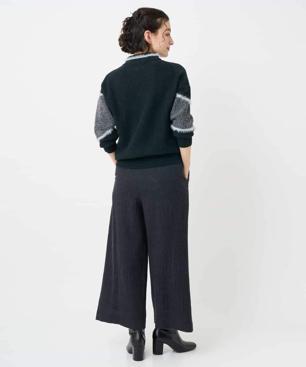 NHFAE40330 GIANNI LO GIUDICE(小さいサイズ)(メゾン ドゥ サンク) エキストラファインメリノウールニット ベージュ