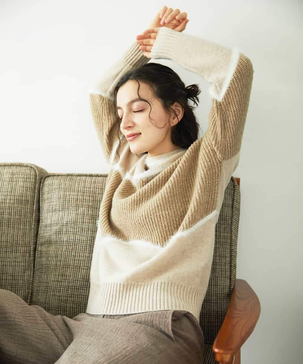 NHFAE40330 GIANNI LO GIUDICE(小さいサイズ) エキストラファインメリノウールニット