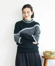 NHFAE40330 GIANNI LO GIUDICE(小さいサイズ)(メゾン ドゥ サンク) エキストラファインメリノウールニット ベージュ