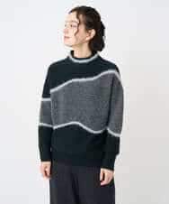 NHFAE40330 GIANNI LO GIUDICE(小さいサイズ)(メゾン ドゥ サンク) エキストラファインメリノウールニット ベージュ