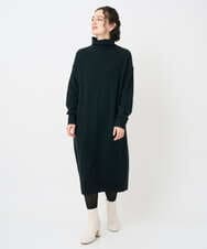 NHFAE41360 GIANNI LO GIUDICE(小さいサイズ)(メゾン ドゥ サンク) [セットアップ対応]エキストラファインメリノウールニットワンピース ベージュ