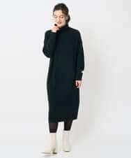 NHFAE41360 GIANNI LO GIUDICE(小さいサイズ)(メゾン ドゥ サンク) [セットアップ対応]エキストラファインメリノウールニットワンピース ベージュ