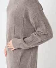 NHFAE41360 GIANNI LO GIUDICE(小さいサイズ)(メゾン ドゥ サンク) [セットアップ対応]エキストラファインメリノウールニットワンピース ベージュ