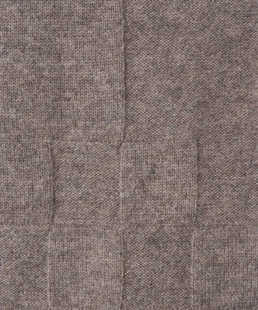 NHFAE41360 GIANNI LO GIUDICE(小さいサイズ)(メゾン ドゥ サンク) [セットアップ対応]エキストラファインメリノウールニットワンピース ベージュ