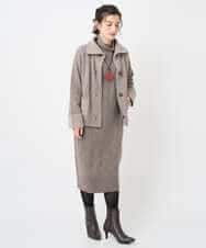 NHFAE41360 GIANNI LO GIUDICE(小さいサイズ)(メゾン ドゥ サンク) [セットアップ対応]エキストラファインメリノウールニットワンピース ベージュ