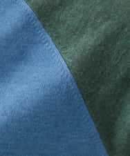 NHFAF13210 GIANNI LO GIUDICE(小さいサイズ)(メゾン ドゥ サンク) バイカラーポケットデザインニット ブルー系