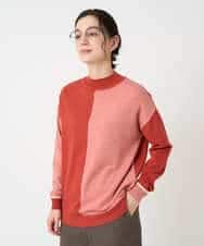 NHFAF14220 GIANNI LO GIUDICE(小さいサイズ)(メゾン ドゥ サンク) バイカラーニット ブルー