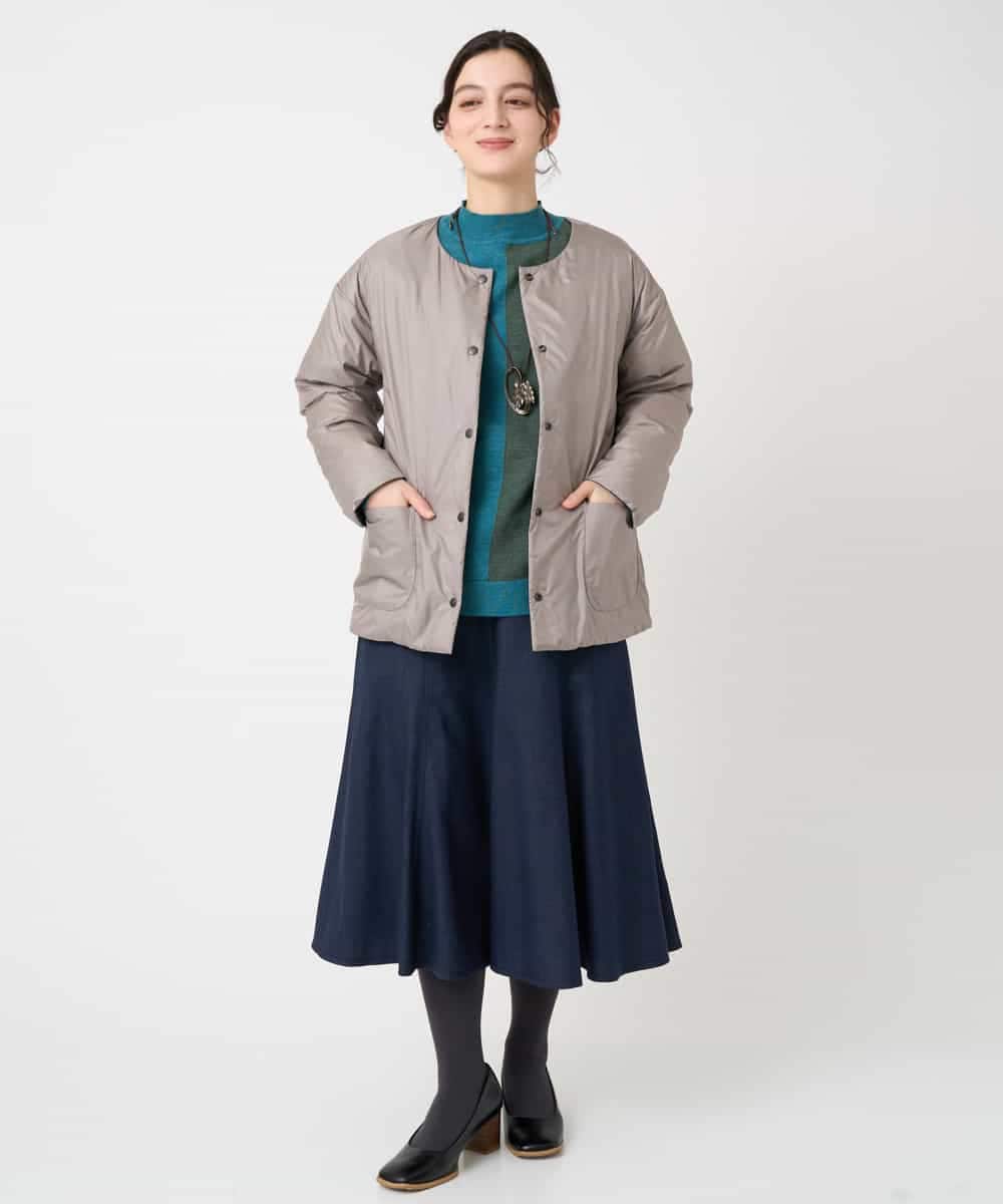 NHFAF14220 GIANNI LO GIUDICE(小さいサイズ)(メゾン ドゥ サンク) バイカラーニット ブルー