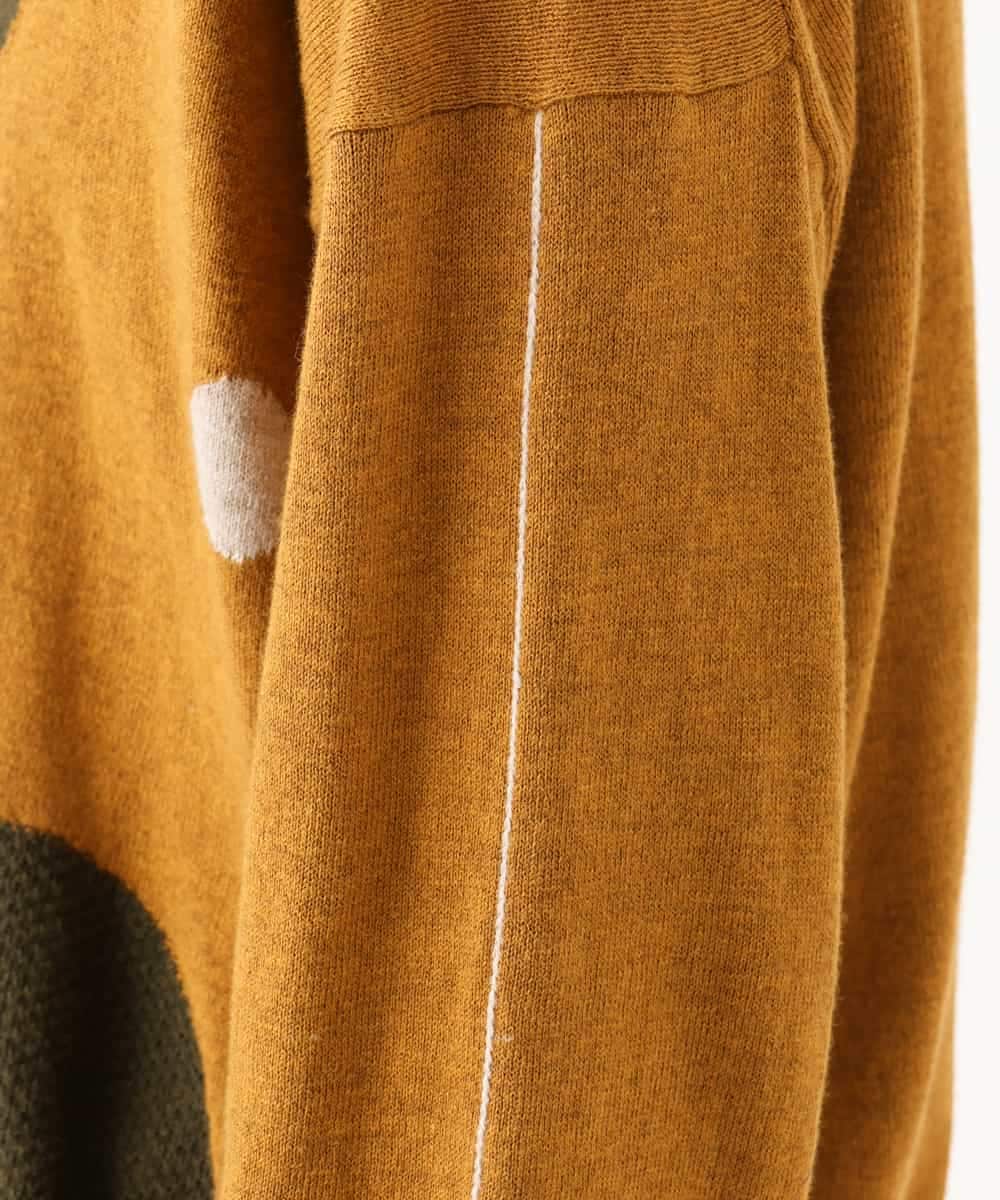 NHFAG20250 GIANNI LO GIUDICE(小さいサイズ)(メゾン ドゥ サンク) シルク混ニットプルオーバー ベージュ