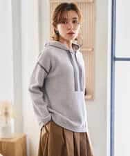 NHFAG21230 GIANNI LO GIUDICE(小さいサイズ)(メゾン ドゥ サンク) レーヨンナイロンストレッチプルオーバー ライトグレー