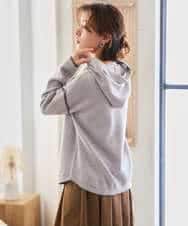NHFAG21230 GIANNI LO GIUDICE(小さいサイズ)(メゾン ドゥ サンク) レーヨンナイロンストレッチプルオーバー ライトグレー