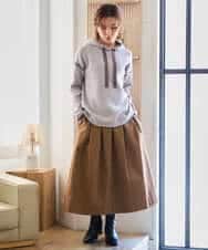 NHFAG21230 GIANNI LO GIUDICE(小さいサイズ)(メゾン ドゥ サンク) レーヨンナイロンストレッチプルオーバー ライトグレー