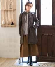 NHFAG21230 GIANNI LO GIUDICE(小さいサイズ)(メゾン ドゥ サンク) レーヨンナイロンストレッチプルオーバー ライトグレー