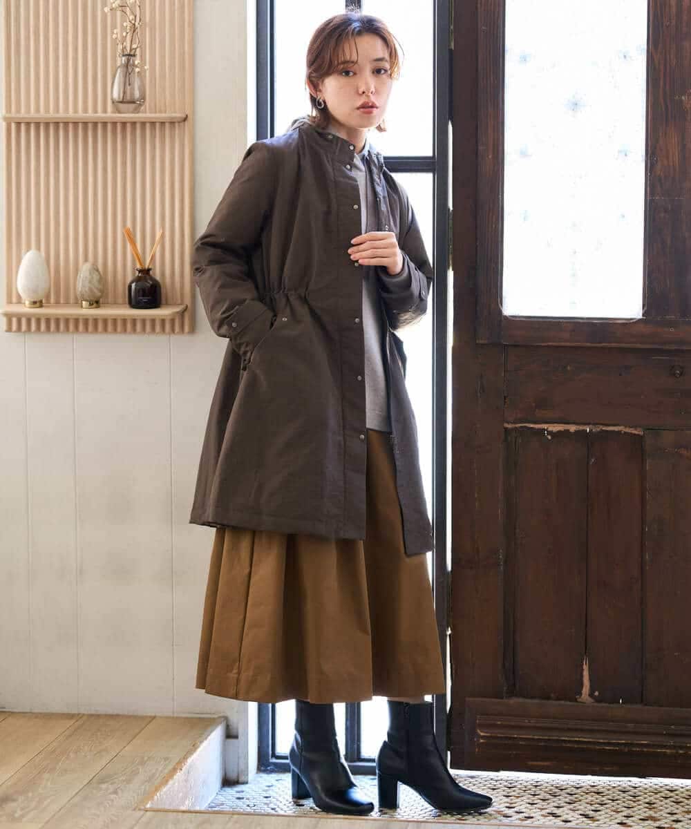 NHFAG21230 GIANNI LO GIUDICE(小さいサイズ)(メゾン ドゥ サンク) レーヨンナイロンストレッチプルオーバー ライトグレー