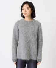 NHFAH36330 GIANNI LO GIUDICE(小さいサイズ)(メゾン ドゥ サンク) アルパカファーニット グレー