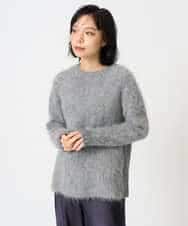 NHFAH36330 GIANNI LO GIUDICE(小さいサイズ)(メゾン ドゥ サンク) アルパカファーニット グレー