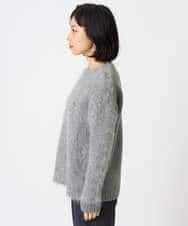 NHFAH36330 GIANNI LO GIUDICE(小さいサイズ)(メゾン ドゥ サンク) アルパカファーニット グレー