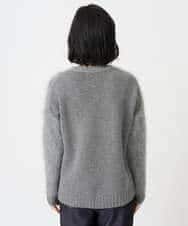 NHFAH36330 GIANNI LO GIUDICE(小さいサイズ)(メゾン ドゥ サンク) アルパカファーニット グレー