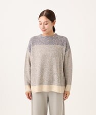 NHFAH41230 GIANNI LO GIUDICE(小さいサイズ)(メゾン ドゥ サンク) ミックスヤーンニット ライトブルー
