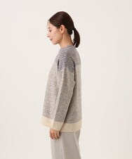 NHFAH41230 GIANNI LO GIUDICE(小さいサイズ)(メゾン ドゥ サンク) ミックスヤーンニット ライトブルー