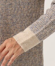 NHFAH41230 GIANNI LO GIUDICE(小さいサイズ)(メゾン ドゥ サンク) ミックスヤーンニット ライトブルー