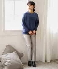 NHFAH41230 GIANNI LO GIUDICE(小さいサイズ)(メゾン ドゥ サンク) ミックスヤーンニット カーキ