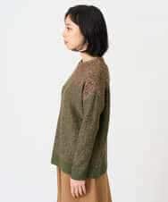 NHFAH41230 GIANNI LO GIUDICE(小さいサイズ)(メゾン ドゥ サンク) ミックスヤーンニット カーキ