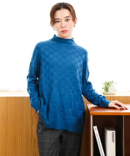 NHFAH46270 GIANNI LO GIUDICE(小さいサイズ) エクストラファインウールブロックチェックニット
