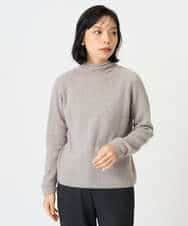 NHFAI86360 GIANNI LO GIUDICE(小さいサイズ)(メゾン ドゥ サンク) ピュアカシミヤハイネックプルオーバーニット ライトブルー